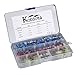 Koniota 120pcs Solder Seal Wire Connectors Kit, Heat Shrink Butt Connector Sleeve Electrical Terminal for Marine, Aircraft, and Automotive - for Best Waterproof Wire Splices - Low Temp Tube - ROHS