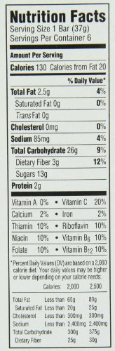 Health Valley Cobbler Cereal Bars, Strawberry, 6 Count, 7.9 Ounce Box