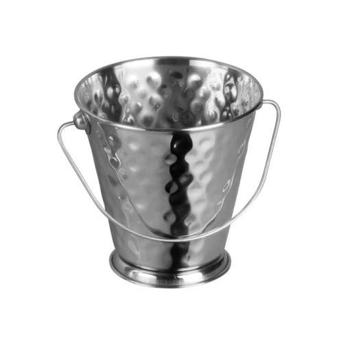 Winco DDSA-103S Mini Serving Pail, Stainless Steel, Silver