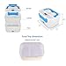 VMOTORPortable 12V Car Use Electric Heating Lunch Box Bento Meal Heater Food Warmer 45W(Sky Blue)