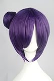 Sunny-business New Anime Short Dark Purple Naruto Konan of Cosplay Wig