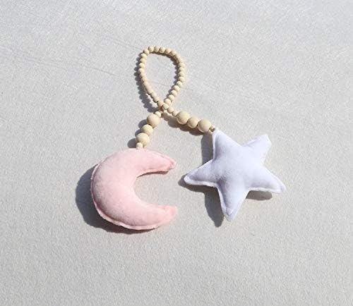 Wall of Dragon Baby Decoration Pillow Nordic Moon Stars Wooden Beads Strings Toys Kids Bed Room Crib Tent Decor Ornaments Photography Prop Gift