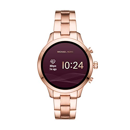 Michael-Kors-Damen-Smartwatch-mit-Edelstahl-Armband-MKT5046