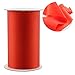 Cornucopia Brands 4-Inch Wide Red Satin Ribbon (10 Yards); Solid Color Craft Ribbon for Holidays, Events, and Crafts, 10-Yard Spool/30 Feet
