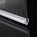 ELEGANT Shower Door Bottom Seal Strip | for 3/8 Inch Thick Frameless Glass | Weather Stripping Seal Sweep | 36 Inch Length |Free Cutting