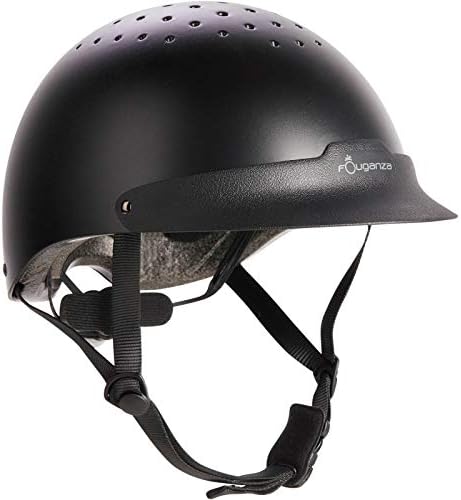 Fouganza Adult Horse Riding Helmet C-100 Black