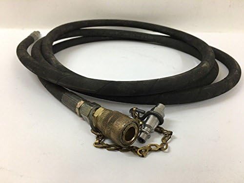 Military Specifications 10 ft. Nonmetallic Hose Assembly MIL-DTL-13531 Black