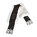 Intrepid International English Girth with Fleece - Breathable Lightweight Horse Girth for English Saddle, Double Elastic Easy Attachment, Brown with White Fleece