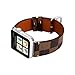 for Apple Watch 42/44mm Plaid Leather Band Wristwach Strap Belt for iwatch Series 4 3 2 1 Men's Watch Loop Brown Bracelet.(Plaid 2-42/44mm)