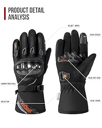 BORLENI Winter Motorcycle Gloves Waterproof