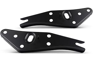 KARPARTS360 For Toyota Tacoma Bumper Bracket 2005-2015 Inner Driver and Passenger Side Pair/Set | Rear | Arm Steel | TO1166114 + TO1167114 | 5201604010 + 5201504010