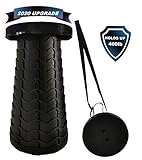 Upgraded Retractable Folding Stools Sturdy Portable Telescoping Stool Seat for Outdoors Gardening, Camping, Fishing, BBQ, Holds up 400 Lbs Lightweight Plastic Telescopic Stool (BTMAON)