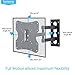 Lumsing Full Motion Tilt Swivel TV Wall Mount Bracket for 10-42 Inch LED LCD Plasma Flat Screen TVs VESA 200x200mm Load up to 66lbs