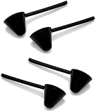 Chef Craft 4 Piece Perfect Coffee Measuring Spoon Scoop, Black