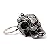 Terminator Keyring Keychain 3D Metal T-800 Skull Official Silver