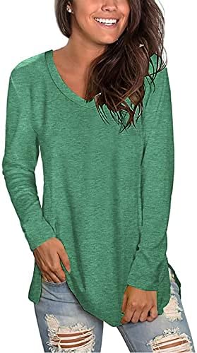 Womens Basic T Shirts Short Sleeve V 
