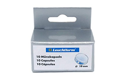 19mm-Cent, Coin Capsules, 10 pack