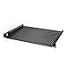 AC Infinity Vented Cantilever 1U Universal Rack Shelf, 14" Deep, for 19" equipment racks. Heavy-Duty 2.4mm Cold Rolled Steel, 60lbs Capacity primary