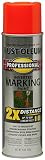 Rust-Oleum 266590 Professional 2X Distance Inverted Marking Spray Paint, 15 oz, Fluorescent Red Orange
