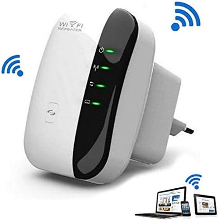 eubell WiFi Range Extender 300Mbps Wireless Repeater Internet Signal Booster 2.4GHz Amplifier, Supports Repeater/Access Point Mode, Extends WiFi to Home & Alexa Devices