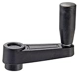 Reid Select JCL-1295 Thermoplastic Revolving Crank Handle 4.33 Inch Long, .500 Diameter Bored Hole