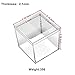 24 Pack Small Clear Acrylic Candy Boxes Cube Case 2x2x2 Inches Transparent Acrylic Favor Boxes for Mini Macarons by Fulemay