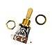 Musiclily Metric 3 Way Short Straight Guitar Toggle Switch Pickup Selector for Epiphone Les Paul Electric Guitar,Gold Top with Cream Tip