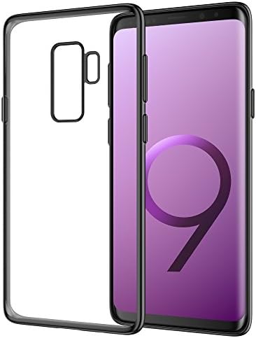 Galaxy S9 Plus Case, Snowpink Ultra Slim S9 Plus Case Shock Absorption Technology Bumper Soft TPU Anti-scratch Back Cover Case for Samsung Galaxy S9 Plus (2018) - Black