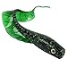 Sougayilang Soft Bait Curl Tail Grubs Fishing Lures Lifelike Worms Bait 3 Colors Pack of 10PCS
