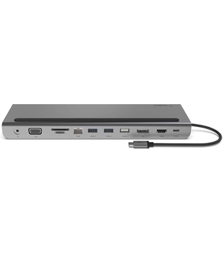 Amazon.com: Belkin USB C Hub, 11-in-1 Multi-Port Laptop Dock with