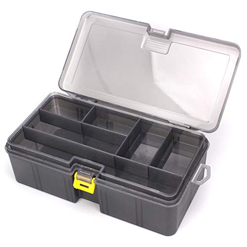 Fishing Tackle Box, Angel Zubehör Aufbewahrungsbox Doppelschicht Angelkasten zum Aufbewahrung Angeln erforderliches… – Bild 8