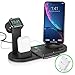 Wireless Charger 3 in 1 Wireless Charging Stand Apple Watch Fast Charging Station QI Wireless Charging Station Placement for Airpods Compatible with iPhone Xs XS MAX XR X 8 8Plus AirPods Apple Watch