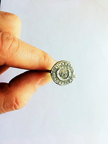 Womens Sterling Silver Ancient Coin Ring, Biker Jewelry, Rocker Jewelry.925 - Lugdun Artisans