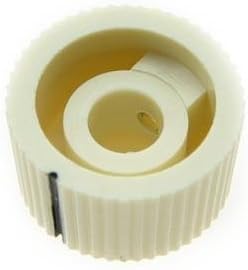KAISH Pack of 10 Aged White Vintage Barrel Guitar Amplifier Knob Round Knobs with Set Screw - Image 3