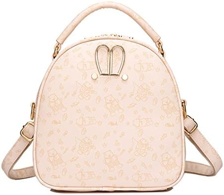 Beibaobao Women's Leather Backpack Purse Girls School Bag Crown Cartoon Sports