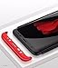 ATRAING Galaxy S9 Case, 3 in 1 Ultra-Thin PC Hard Case Cover for Samsung Galaxy S9 (Red+Black+Red)