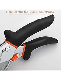 AIRAJ   Cortador de manos, 45 grados a 120 grados, apto para tijeras de enlace multiusos para alambre, plásticos, esquinas de corte suave.