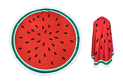 DandyLines 60" Beach Yoga All Purpose Towel Mat (Watermelon)