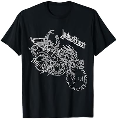 Amazon.com: Judas Priest Invincible Shield Red T-Shirt : Clothing