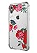 iPhone X Case,iPhone 10 Case,Cutebe Slim Shockproof Hard PC+TPU Bumper Case Scratch-Resistant Cover for Apple iPhone X 2017 Release Rose Design