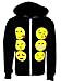 KIDS EMOJI EMOTICONS SMILEY FACES LONG SLEEVE HOODIES TOPS GIRLS AGE NEW 5-13 Y