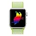Yunsea For Apple Watch Band 38mm, New Nylon Sport Loop, with Hook and Loop Fastener, Adjustable Closure Wrist Strap, Replacement Band for iwatch, (38mm, Flash Light)