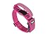 Julius-K9 Color & Gray Collar with Handle, Safety Lock and Interchangeable Patch, 2 in (21-29.5 in), Pink-Gray (Model: 200HA-K-PN-2015)