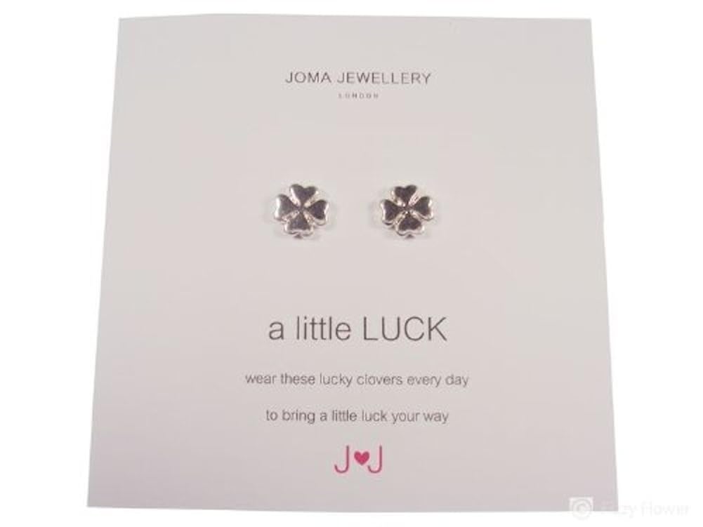 Joma Jewellery A Little Luck earrings Joma Jewellery Amazon.co.uk