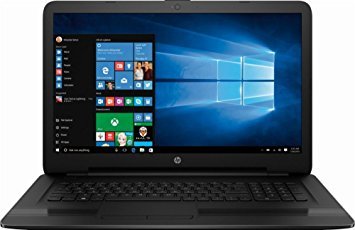 HP 15.6 Inch Notebook Laptop Computer (AMD EQuad-Core 2-7110 APU 1.8GHz, 4GB DDR3 RAM, 128GB SSD, AMD Radeon R2, WiFi, HD Webcam, Super DVD Burner, Windows 10) Black