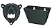 Wish Dayz Iron Bear Teeth Wall Mount Bottle Opener and Cap Catcher Set (Black Bear Opener + Black Catcher)