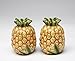 CG Identical Pair of Pineapple Salt and Pepper Shakers, Yellow