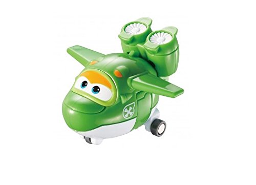 Super Wings Transform-a-Bots 4 Pk - Jett, Grand Albert, Mira, Paul 2' Scale