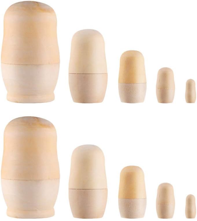 2 Sets 10pcs Diy Wooden