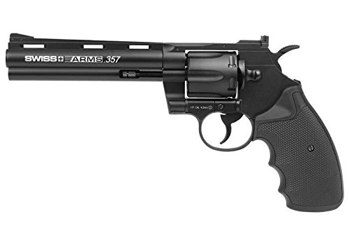 Swiss Arms Magnum .177-Caliber CO2 Powered Revolver, 6-Inch